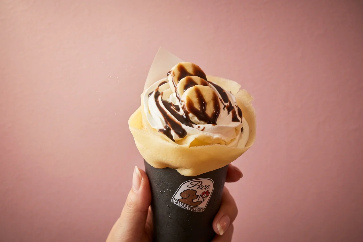 チョコバナナクレープ
